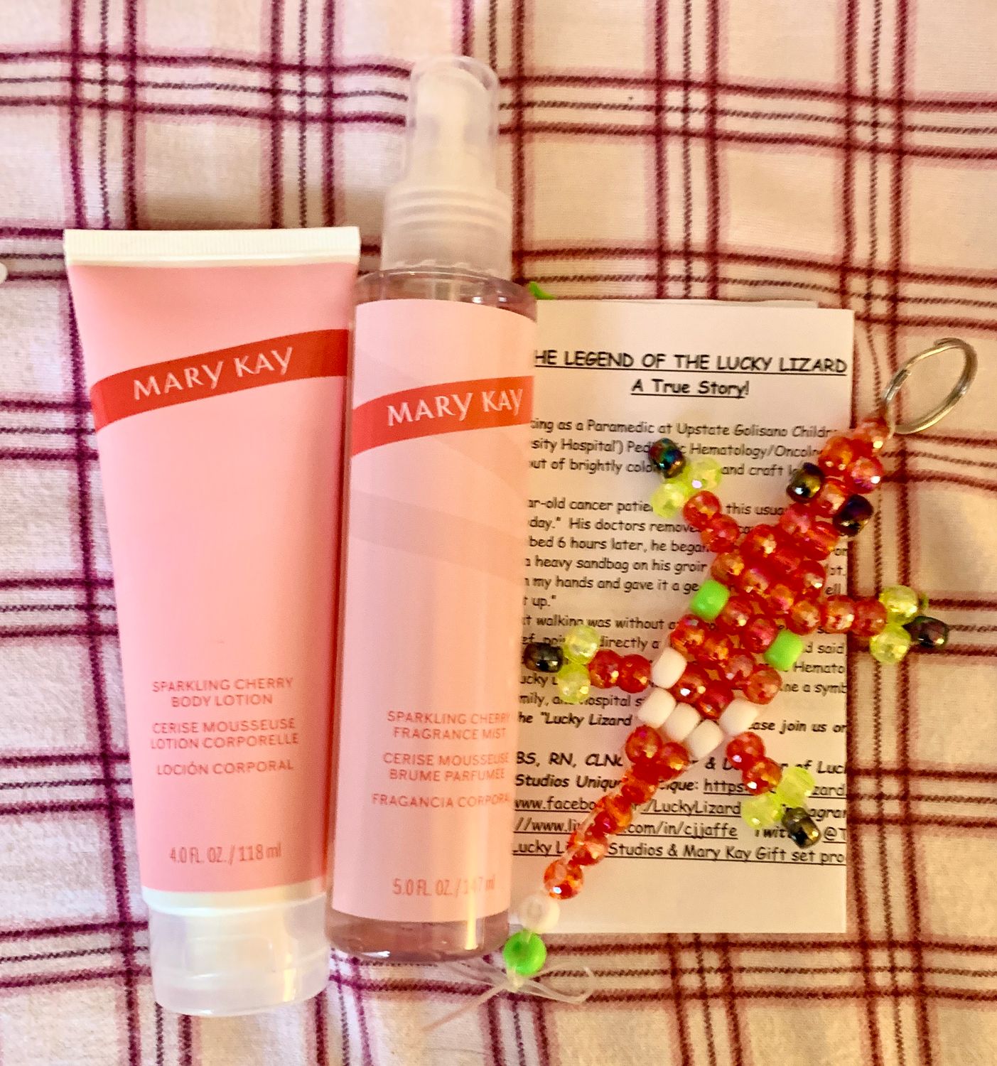 Lucky Lizard 'Emotion Lotion'  Gift Set Featuring Limited Edition Mary Kay Scented Body Lotion &amp; Fragrance Mist