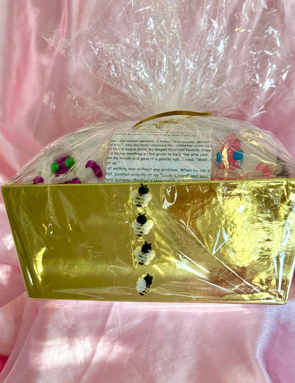 Lucky Lizard Send-a-Smile Basket - Tiger Design