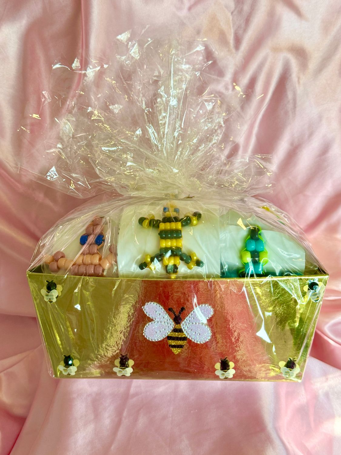 Lucky Lizard Send-a-Smile Basket - Tiger Design