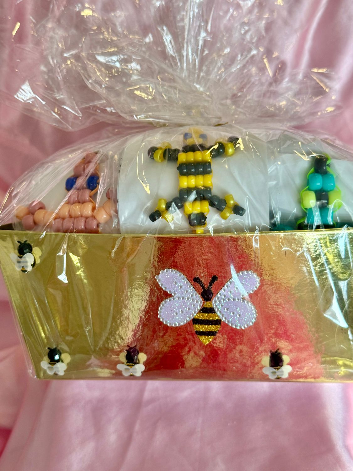 Lucky Lizard Send-a-Smile Basket - Tiger Design