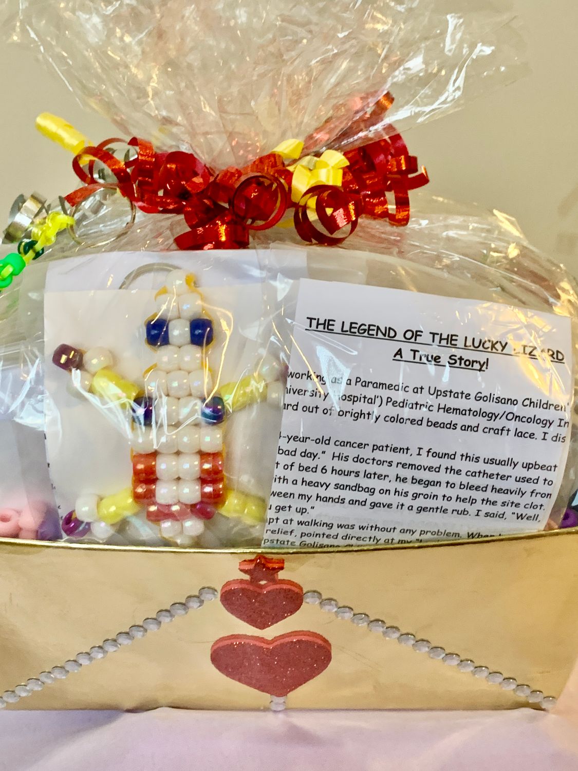 Lucky Lizard Send-a-Smile Basket - Smile Design