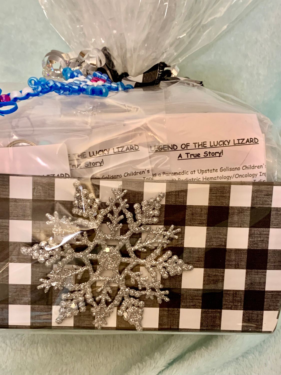 LUCKY LIZARD Send-A-Smile BASKET - Heart of a Hero Design