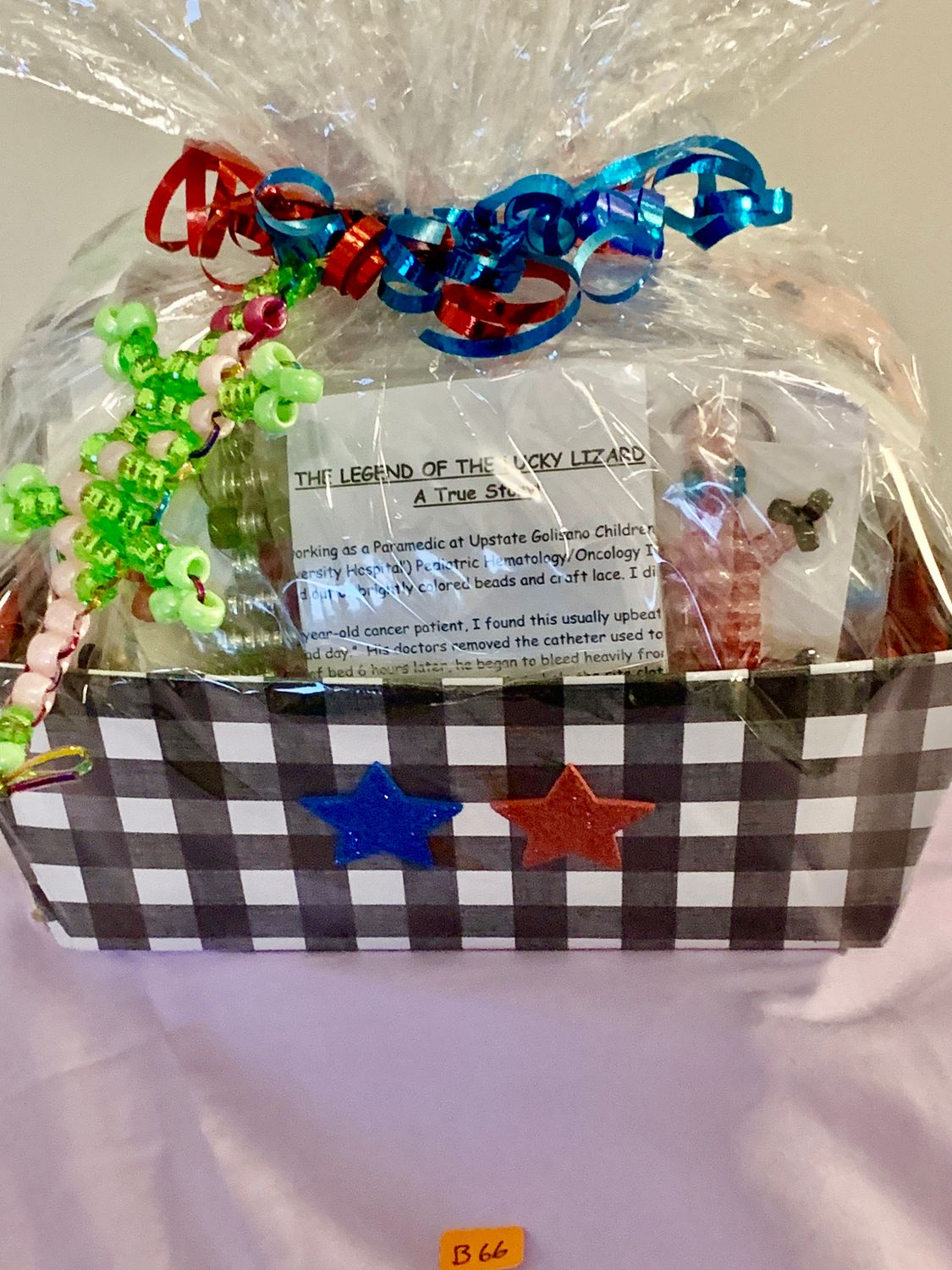 Lucky Lizard Send-A-Smile Basket - Lightning Design