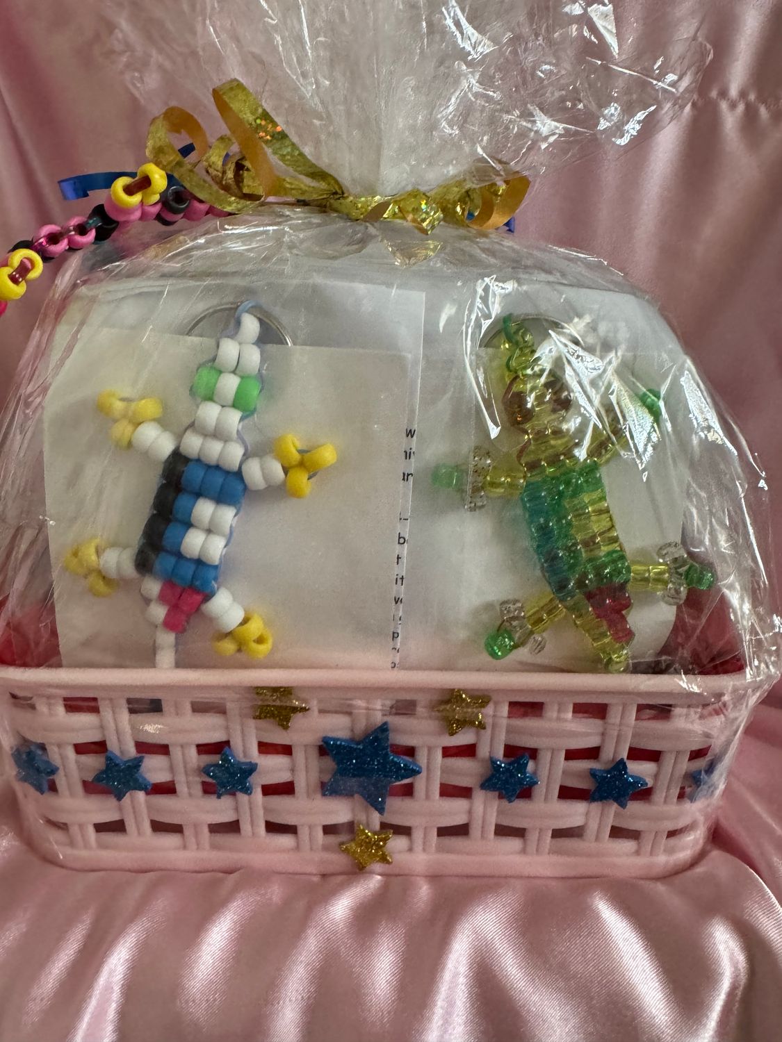 Lucky Lizard Send-A-Smile Basket - "I CARE" Design