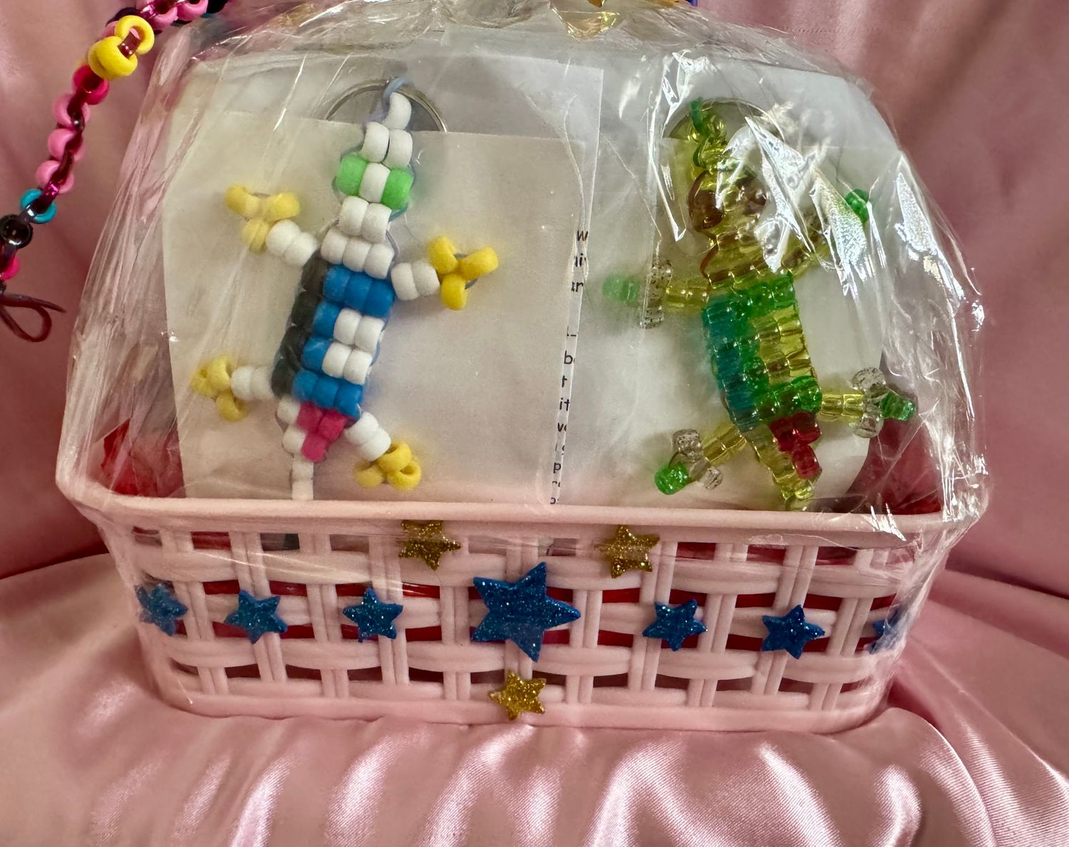 Lucky Lizard Send-A-Smile Basket - "I CARE" Design