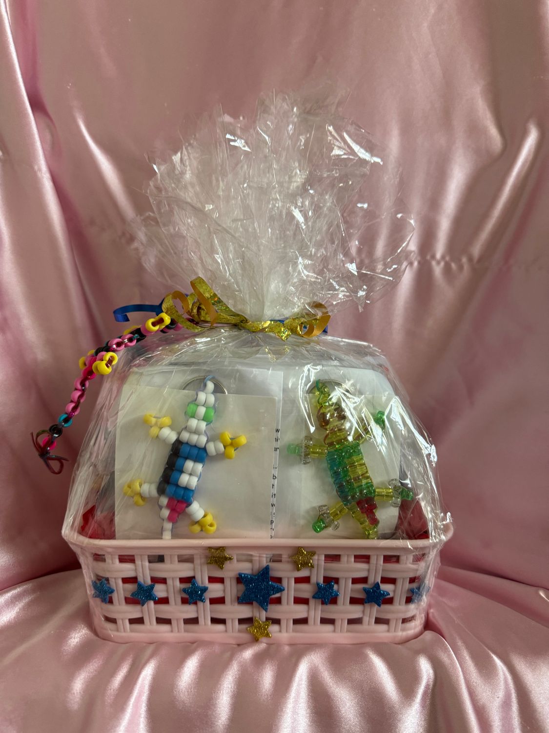 Lucky Lizard Send-A-Smile Basket - &quot;I CARE&quot; Design