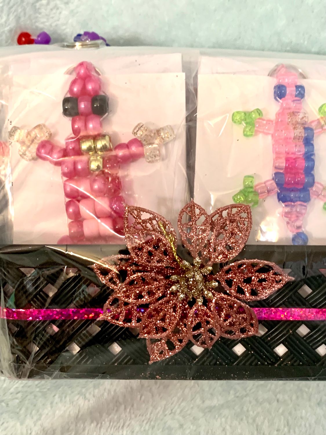 Lucky Lizard Send-A-Smile Basket - Pink Bubble &amp; Pink Bubble Journey Designs