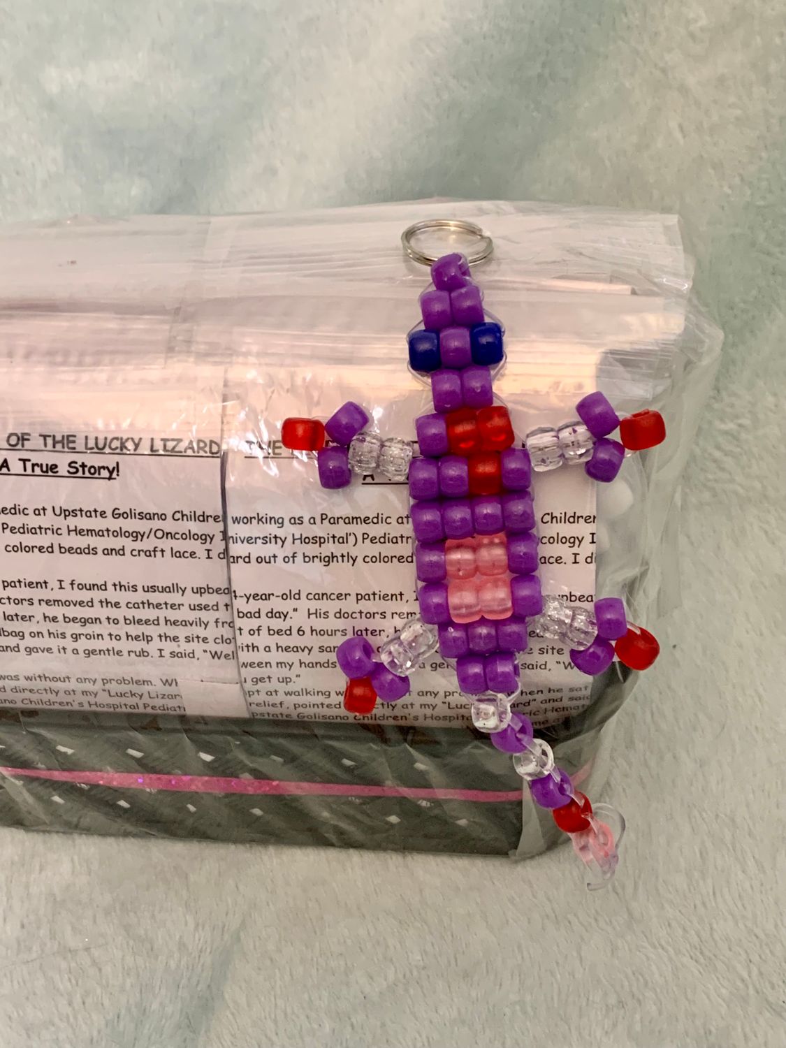 Lucky Lizard Send-A-Smile Basket - Pink Bubble &amp; Pink Bubble Journey Designs