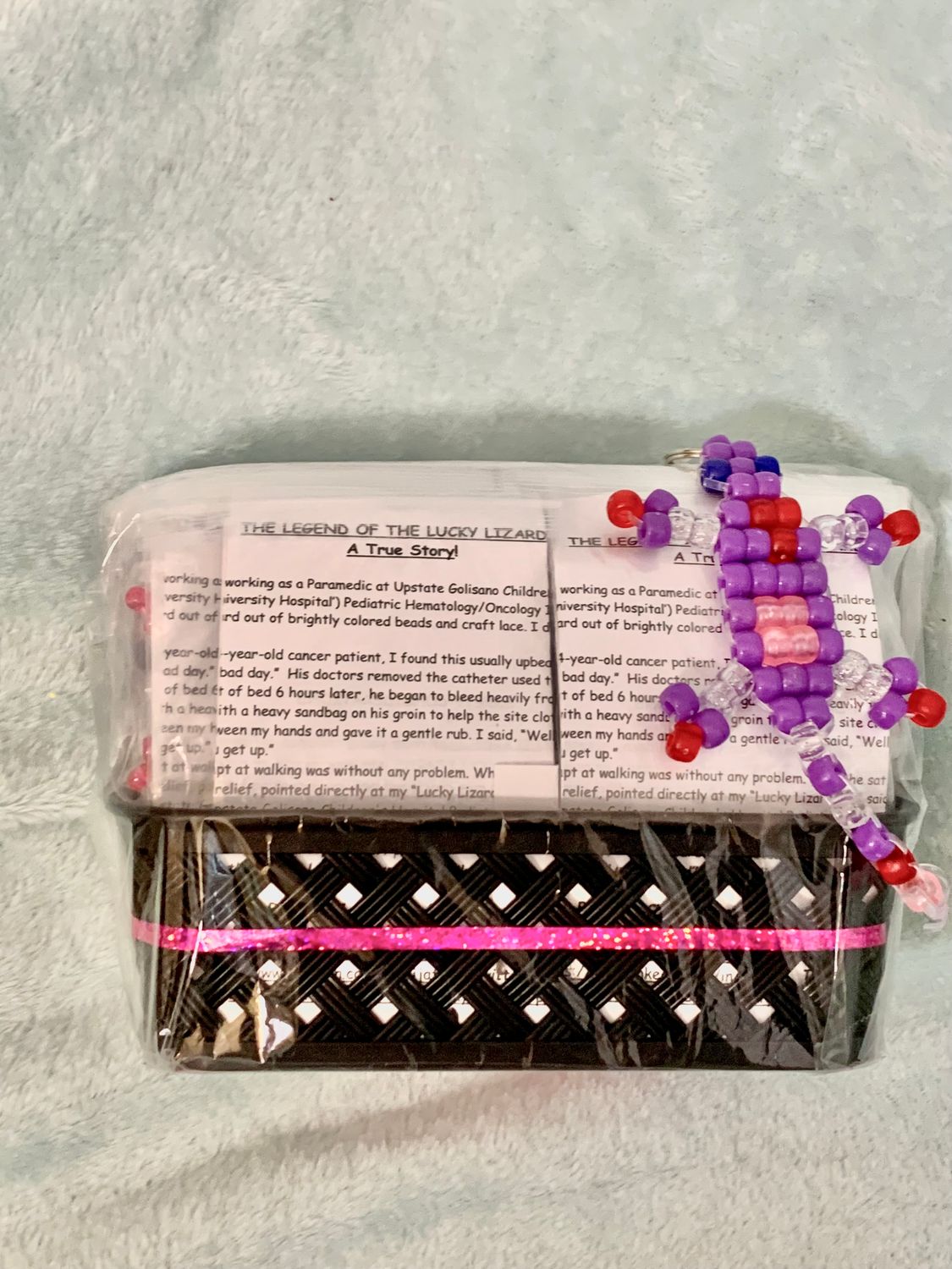 Lucky Lizard Send-A-Smile Basket - Pink Bubble &amp; Pink Bubble Journey Designs