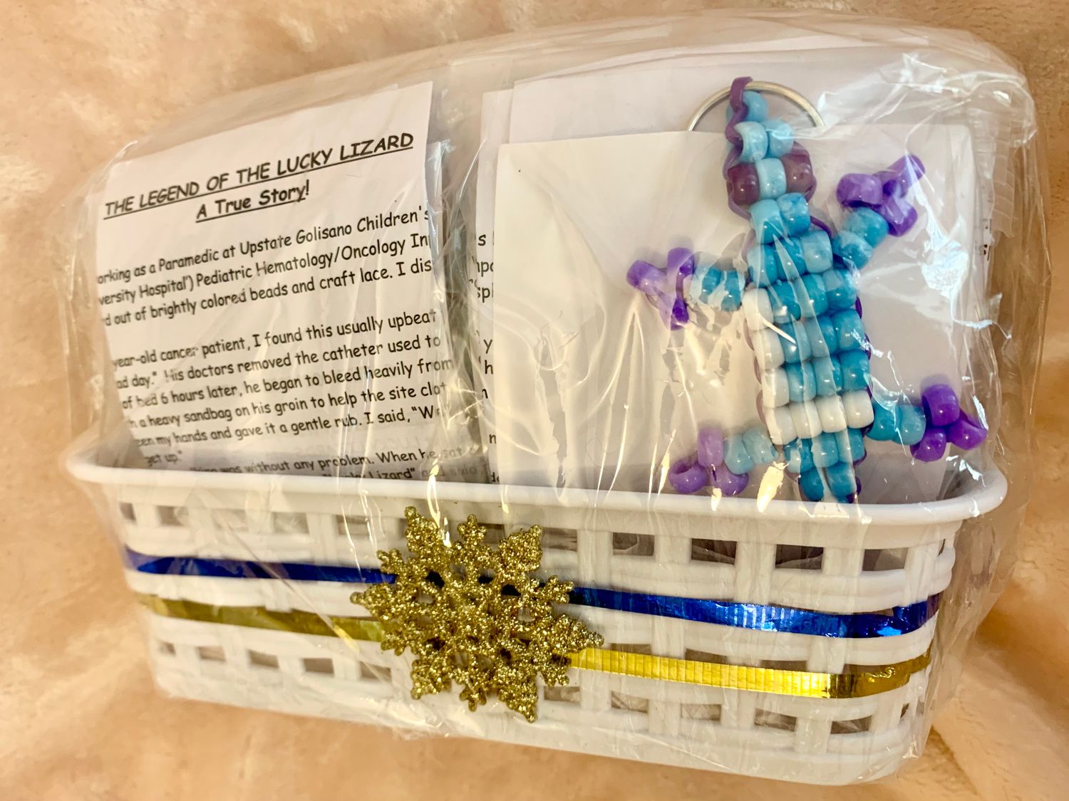 Lucky Lizard Send-A-Smile Project Basket - Lively Design