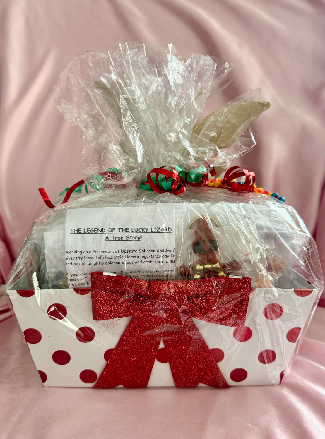 Lucky Lizard Send-A-Smile Project Basket - Superman Design