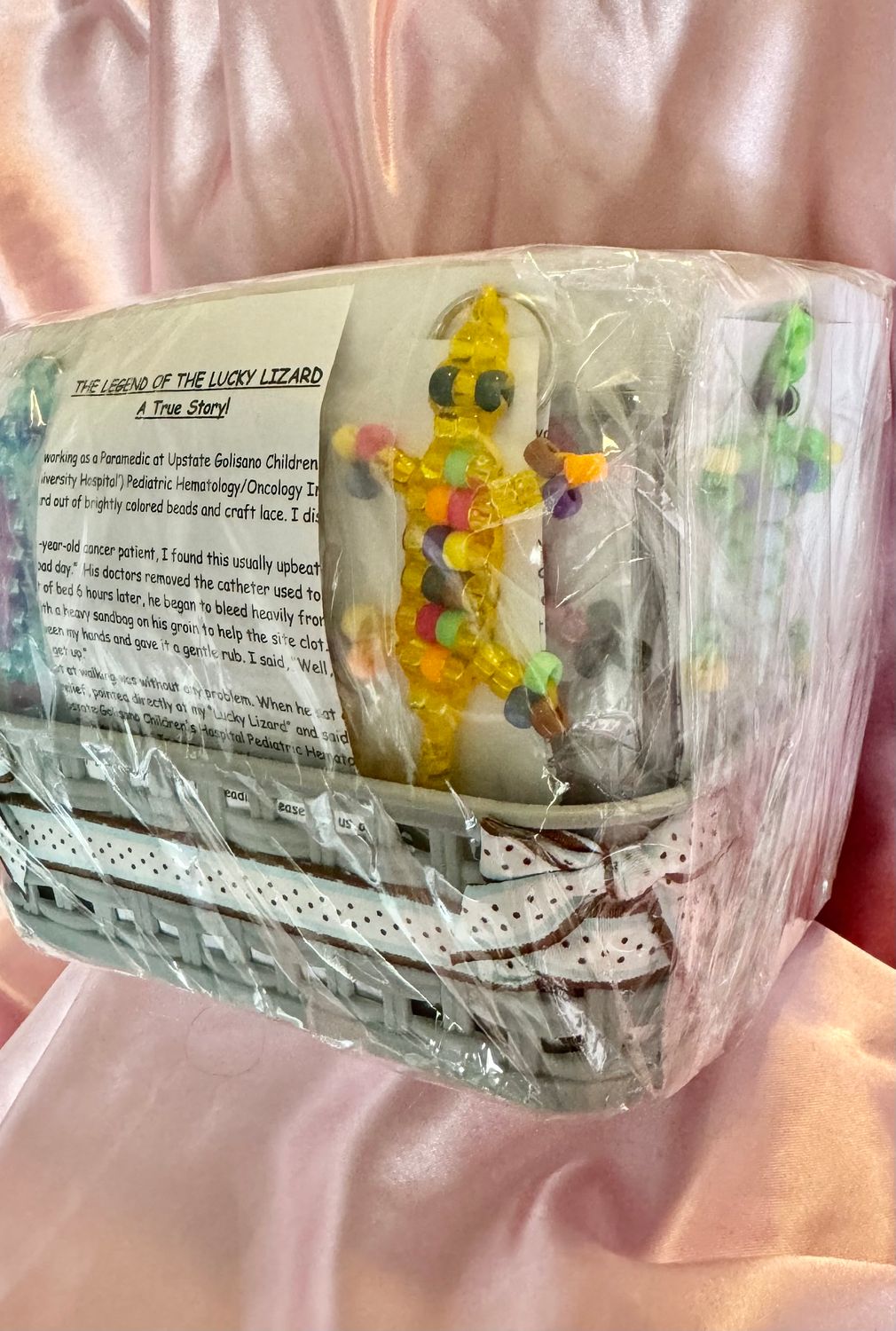 Lucky Lizard Send-A-Smile Basket - Original Design