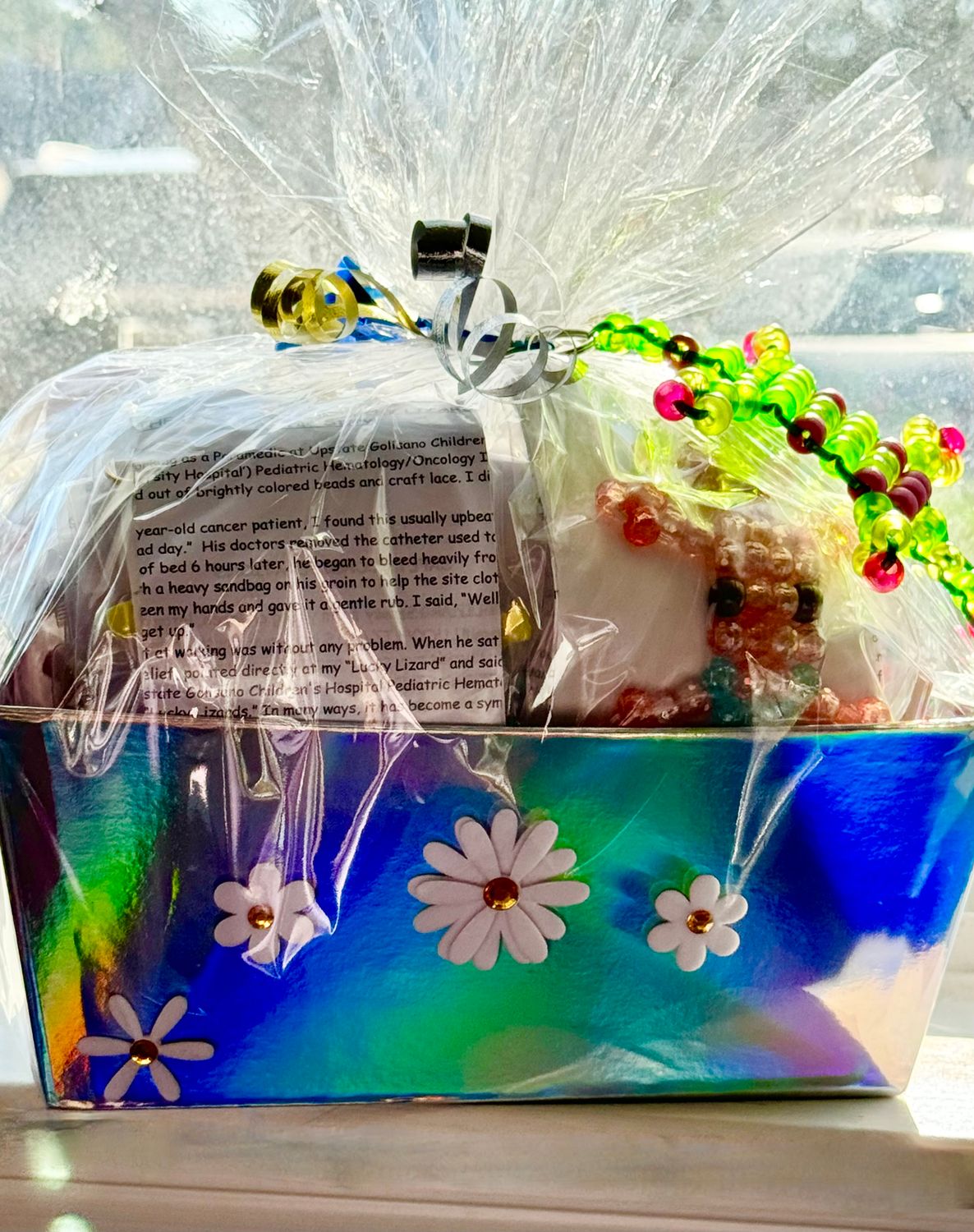 Lucky Lizard Send-A-Smile Basket - Smile Design