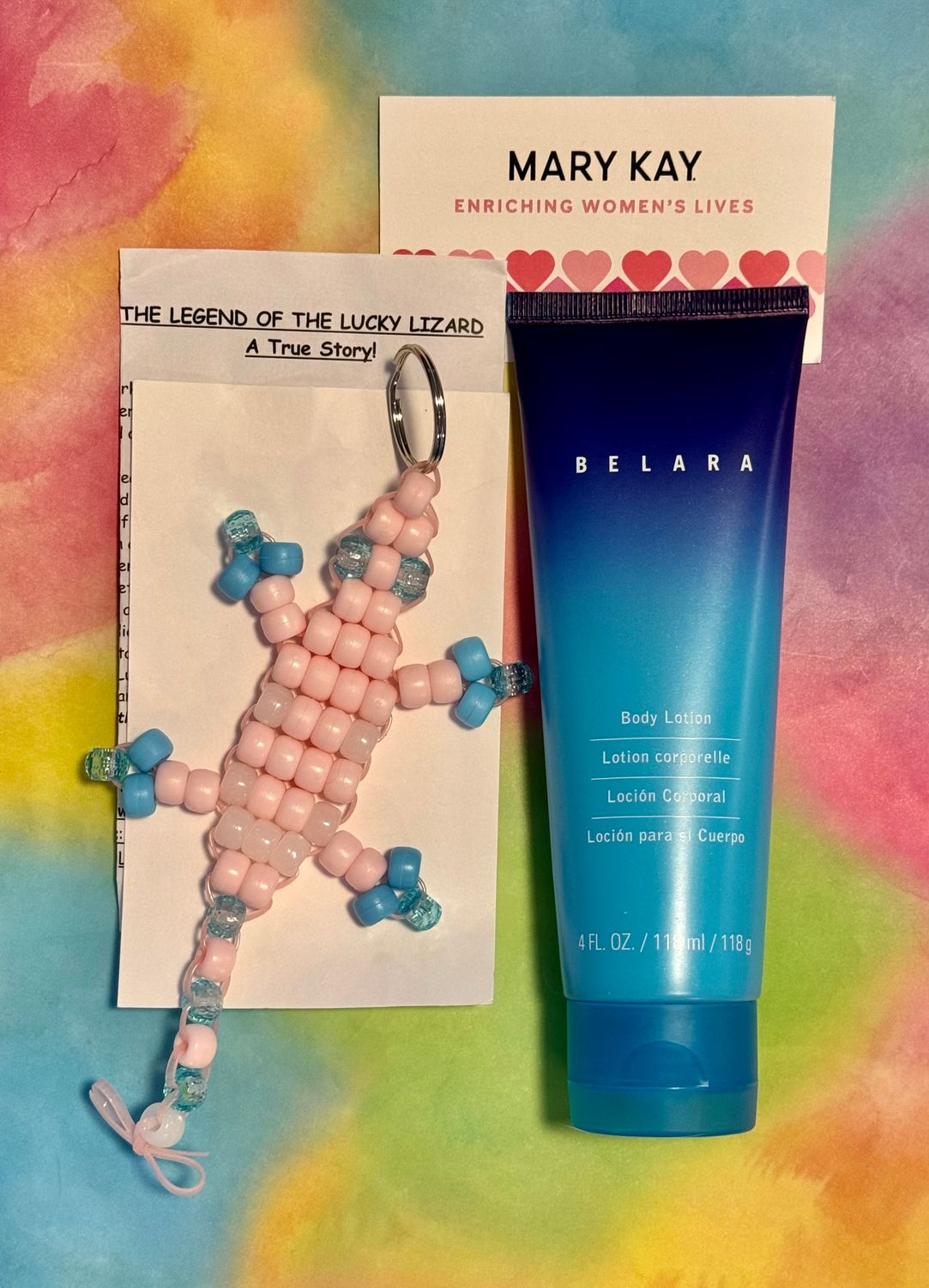 Emotion Lotion &amp; a Lucky Lizard Gift Set Featuring Ltd Ed Mary Kay Belara® Body Lotion