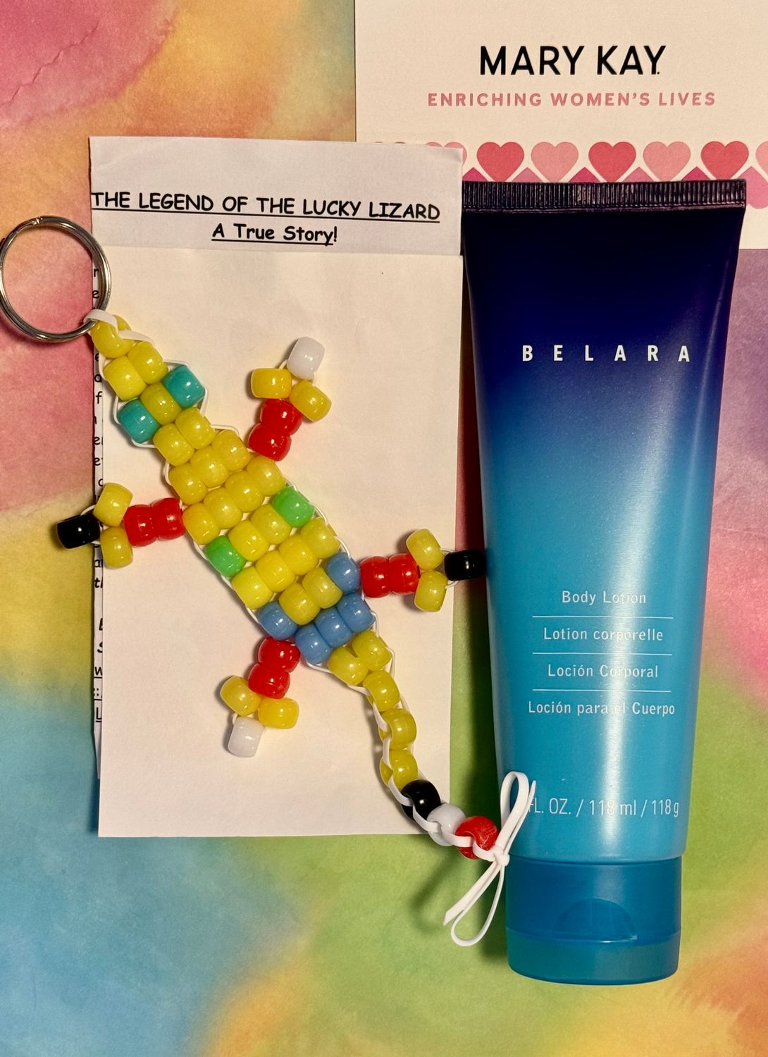 Emotion Lotion &amp; a Lucky Lizard Gift Set Featuring Ltd Ed Mary Kay Belara® Body Lotion