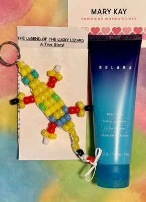 Emotion Lotion &amp; a Lucky Lizard Gift Set Featuring Ltd Ed Mary Kay Belara® Body Lotion