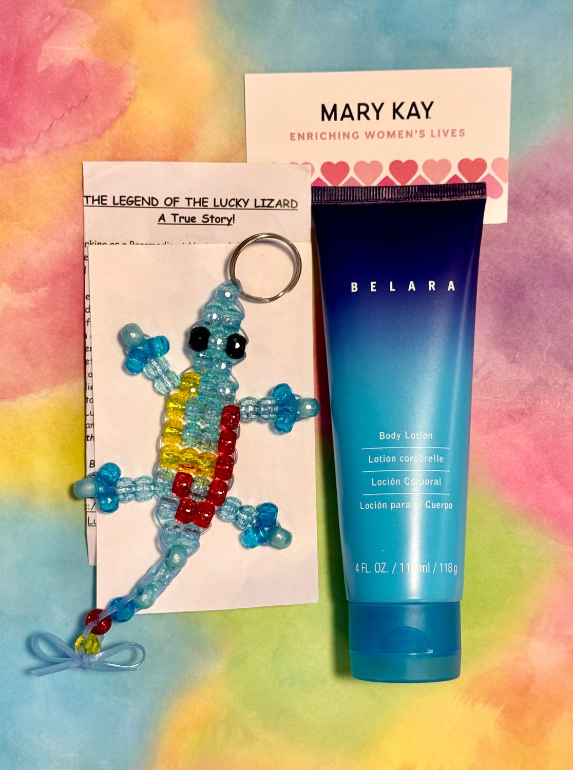 Emotion Lotion &amp; a Lucky Lizard Gift Set Featuring Ltd Ed Mary Kay Belara® Body Lotion