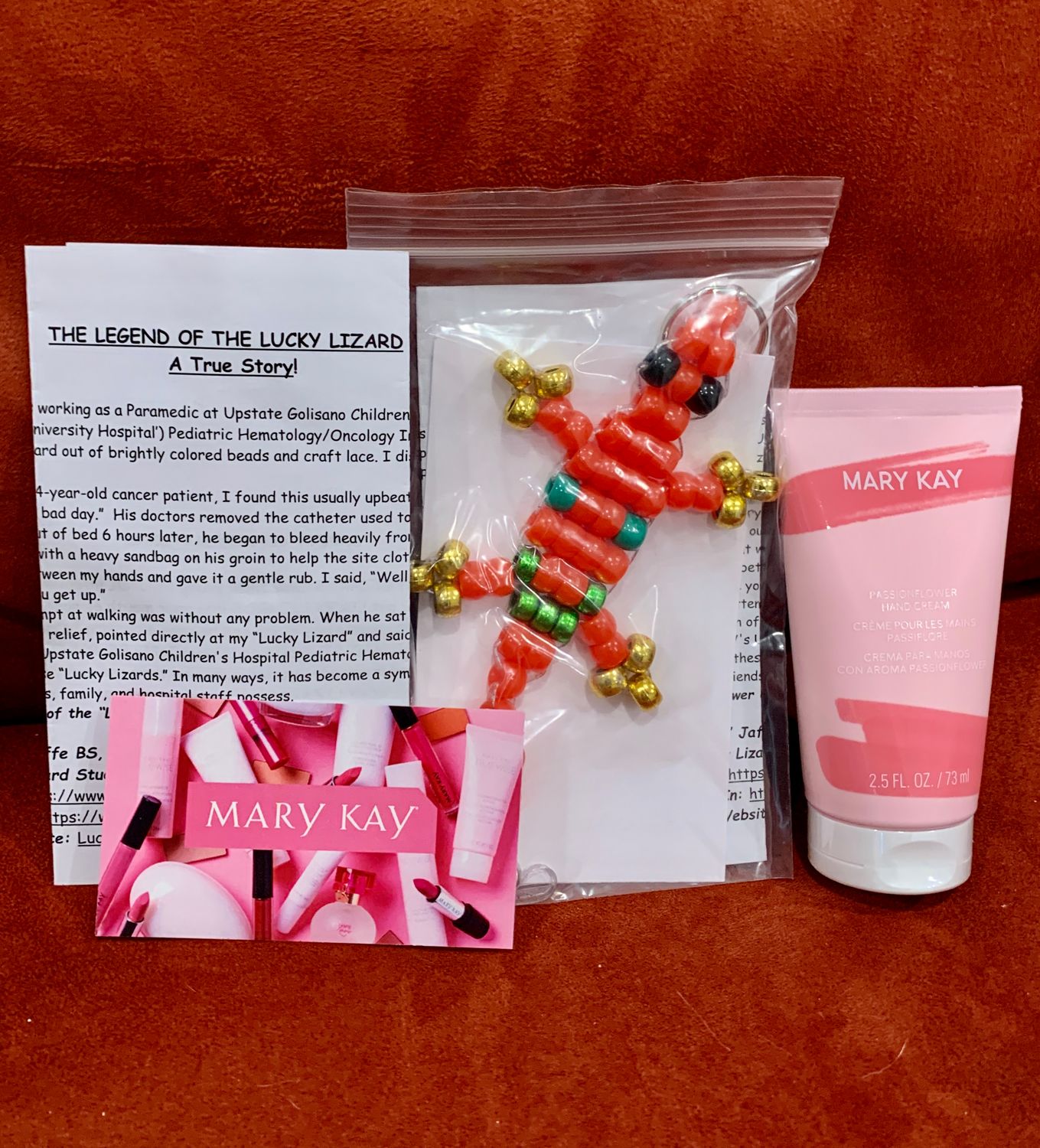 Lucky Lizard 'Emotion Lotion' Gift Set Featuring Ltd Ed Mary Kay® Passionflower Scented Hand Cream
