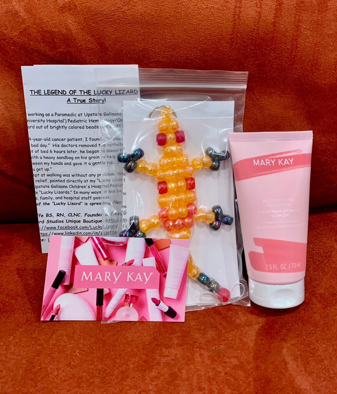 Lucky Lizard 'Emotion Lotion' Gift Set Featuring Ltd Ed Mary Kay® Passionflower Scented Hand Cream