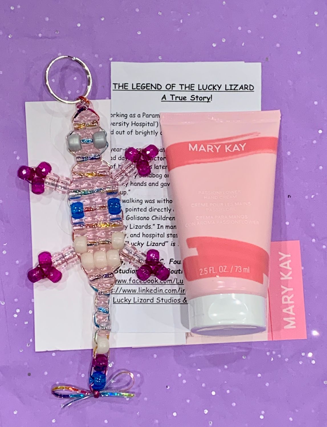 Lucky Lizard 'Emotion Lotion' Gift Set Featuring Ltd Ed Mary Kay® Passionflower Scented Hand Cream