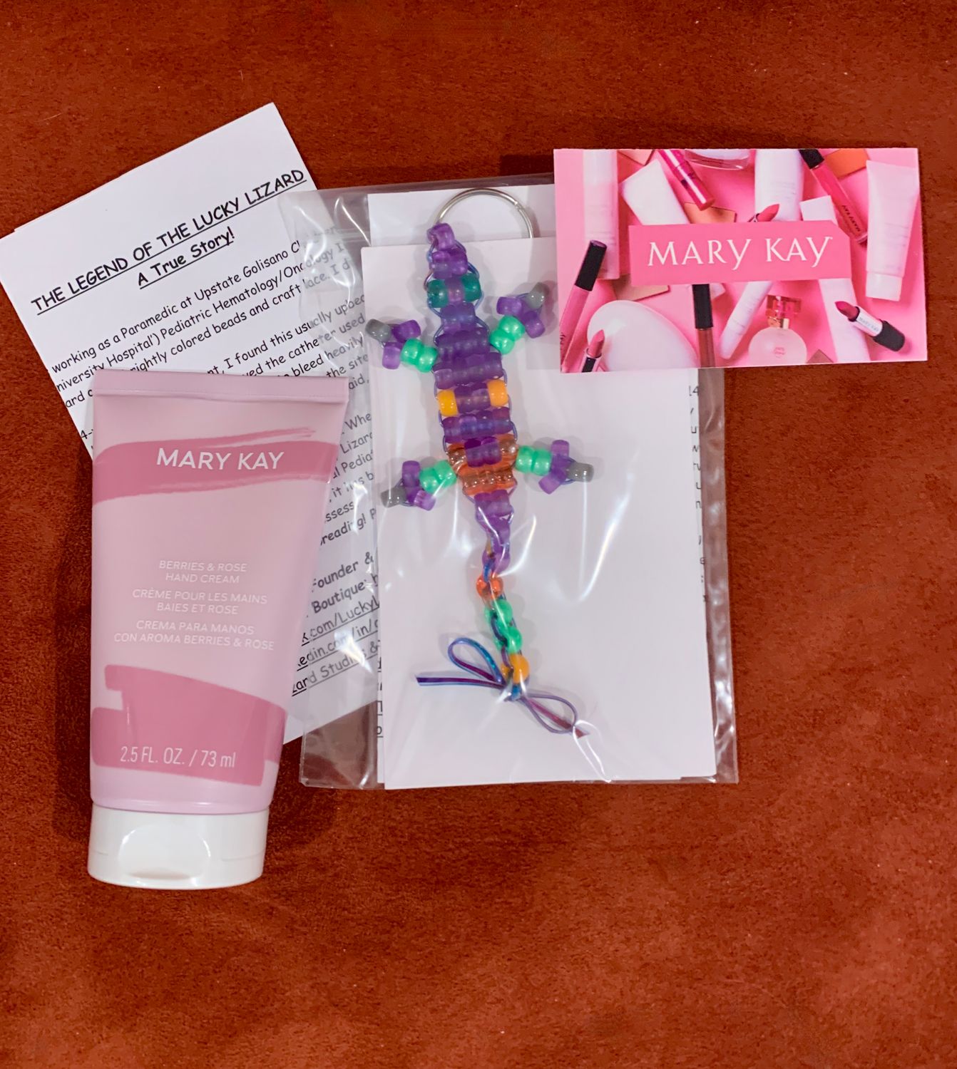 Lucky Lizard 'Emotion Lotion' Gift Set Featuring Ltd Ed Mary Kay® Berries &amp; Rose Hand Cream