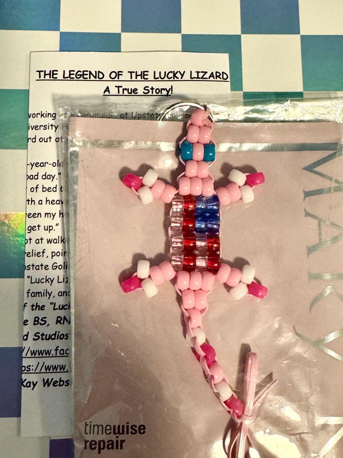 Lucky Lizard "Honor Your Masked Heroes" Gift Set Featuring a Mary Kay Timewise Repair Lifting Bio-cellulose Mask