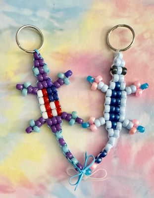 'American Flag' Lucky Lizard Duo