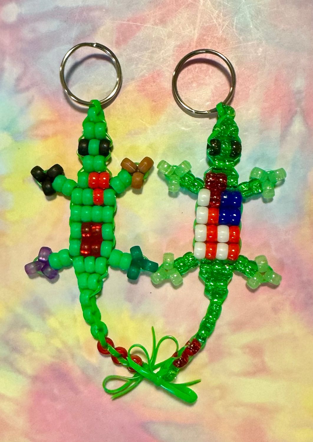 &#39;American Flag&#39; Lucky Lizard Duo