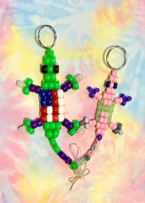 American Flag Send-a-Smile Lucky Lizard Duo American Flag Send-a-Smile Lucky Lizard Duo