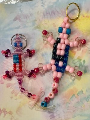 American Flag Lucky Lizard Send-a-Smile Duo American Flag Lucky Lizard Send-a-Smile Duo