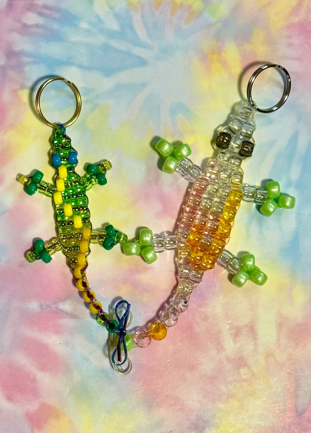 American Flag Lucky Lizard Send-a-Smile Duo