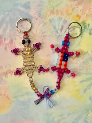 American Flag Lucky Lizard Send-a-Smile Duo American Flag Lucky Lizard Send-a-Smile Duo