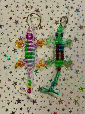 American Flag Lucky Lizard Send-a-Smile Duo American Flag Lucky Lizard Send-a-Smile Duo