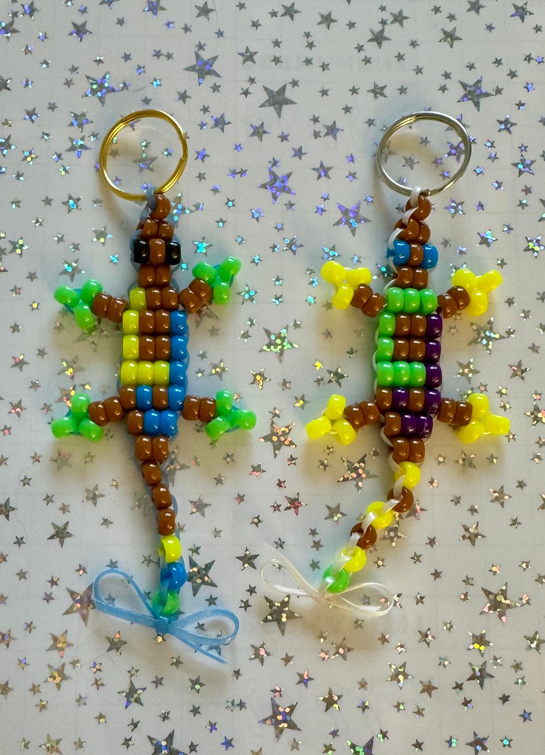 American Flag Lucky Lizard Send-a-Smile Duo