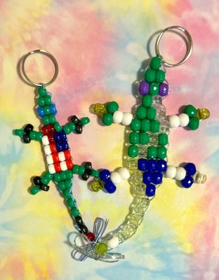 American Flag Lucky Lizard Send-a-Smile Duo American Flag Lucky Lizard Send-a-Smile Duo