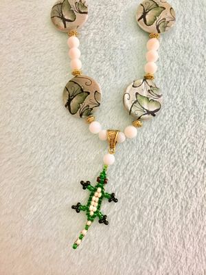 Lucky Lizard Handmade Necklace