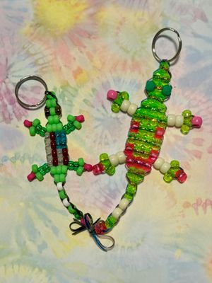 "Pink Smile" Lucky Lizard Duo