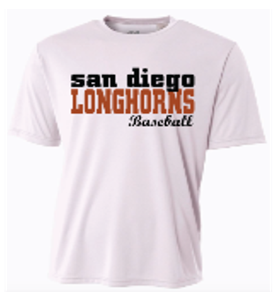 Longhorns White Dri Fit Game Jersey