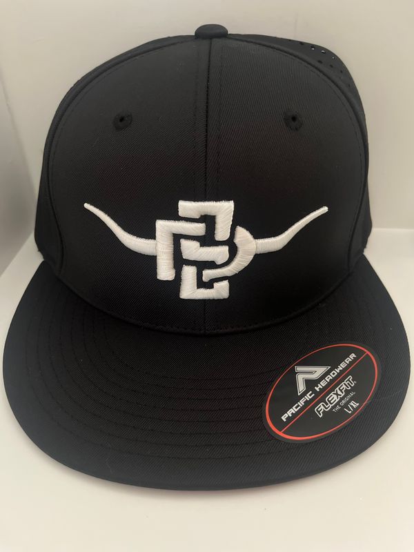 All Black with White Logo - SD Horns Logo Embroidered