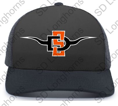 Hat - All Black Tucker Snapback - SD Horns Logo Embroidered