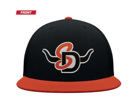 Hat - Black with Orange bill