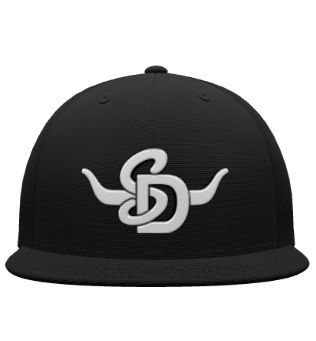 Hat - All Black with White Logo - SD Horns Logo Embroidered