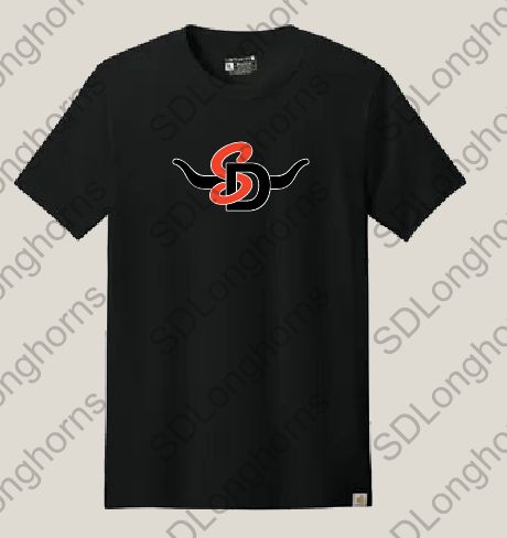 Shirt - Carhartt Black Shirt with SD Horns Logo