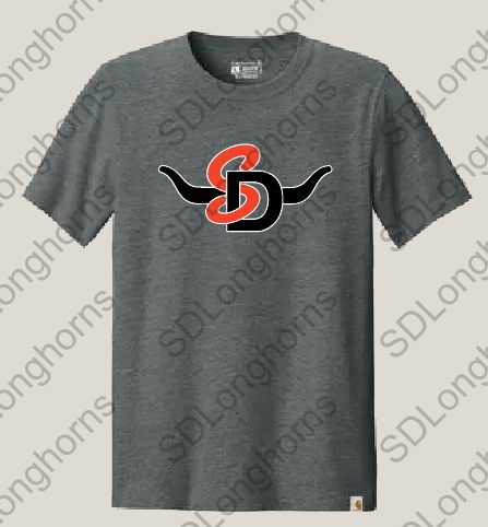 Shirt - Carhartt Carbon Heather Shirt with SD Horns Logo