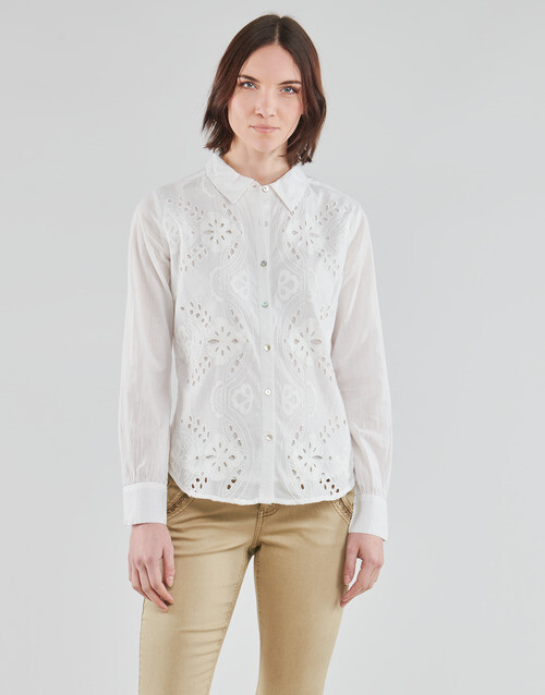 Cream blouse / 10607965 White