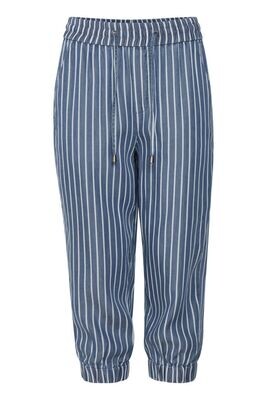Fransa Pants Striped Lyocell
 /20610570 Blue denim