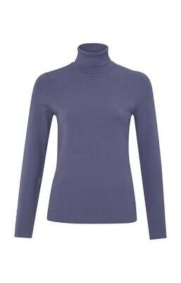 YAYA Sweater Turtleneck / 01-000126-209 WILD WIND BLUE