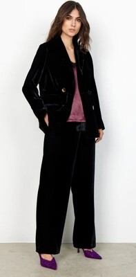 Soya Concept Pants Velvet / 25975 Black