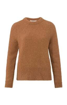 YAYA Sweater Round Neck/ 01-000138-210 BRAN BROWN