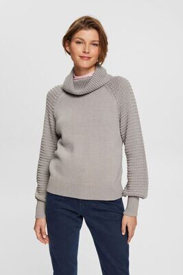 Esprit Sweater Turtle High / 102CC1I301 Grey